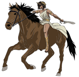 Full Body + Horse, Full Color